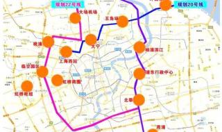 最新上海地铁线路图